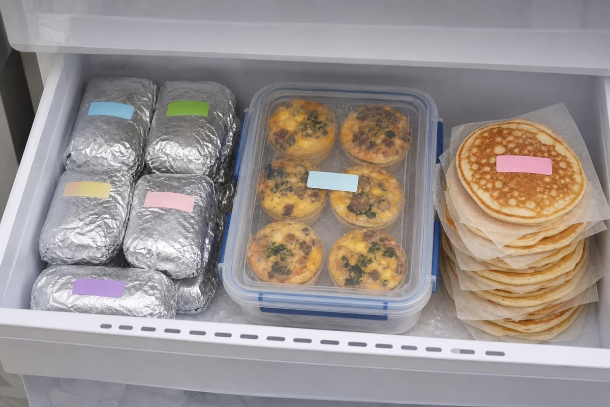 Freezer Breakfast Stock-Up, finished batch
